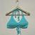 Blue-plain-snail-shape-padded-bra-kj10513