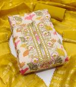 Printed Unstitched Dress Material