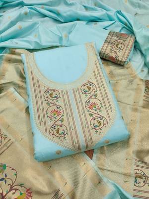 Pure Silk Unstitched Dress Material 2