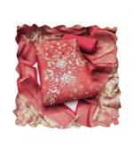 Embroidered Unstitched Dress Material