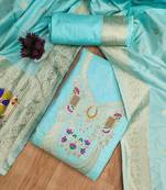 Pure Silk Unstitched Dress Material