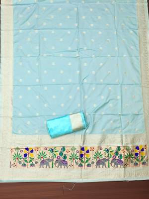 Pure Silk Unstitched Dress Material 4