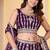 WINE GEORGETTE PARTY WEAR EMBROIDERY SEMI STITCHED LEHENGA CHOLI 