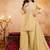  Embroidery Work Crunchy Straight Kurta Palazzo and Dupatta Set