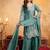  Embroidery Work Fendy Straight Kurta Palazzo and Dupatta Set