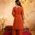  Embroidery Work Crunchy Straight Kurta Shalwar and Dupatta Set