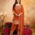  Embroidery Work Crunchy Straight Kurta Shalwar and Dupatta Set