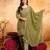  Embroidery Work Crunchy Straight Kurta Shalwar and Dupatta Set