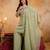  Embroidery Work Crunchy Straight Kurta Palazzo and Dupatta Set