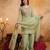  Embroidery Work Crunchy Straight Kurta Palazzo and Dupatta Set