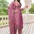  Embroidery Work Fendy Satin Straight Kurta Pant and Dupatta Set
