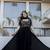  Embroidery Work Faux Flared Anarkali Dupatta Set