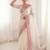 Women's white embroidery organza designer saree with blouse