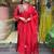  Chanderi Embroidery Work Straight Kurta Pant and Dupatta Set