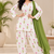 Women's Floral Printed Cotton Short Kurti with Patiala Salwar and Dupatta Set