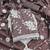 Brown silk blend embroidered dress-materials