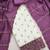 White silk blend embroidered dress-materials