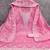 Pink chanderi silk embroidered dress-materials