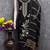 Black chanderi silk embroidered dress-materials