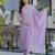 Vichitra Silk Embroidery Work Flared Anarkali Pant and Dupatta Set