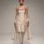 ivory embroidered semi dupion silk kurta set