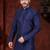 Classic navy kurta set with a clean, minimal design—an elegant choice for festive occasions.