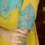 Yellow chanderi embroidered palazzo set