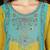 Yellow chanderi embroidered palazzo set
