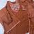 Brown chanderi embroidered palazzo set