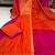 Orange chanderi embroidered kurta set