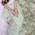 Light-green silk blend embroidered kurta set