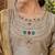 Multicolor viscose stone work palazzo set