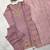 Lavender silk blend embroidered kurta set
