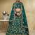 emerald silk blend embroidered traditional lehenga choli upto 43