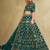 emerald silk blend embroidered traditional lehenga choli upto 43