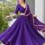 purple silk blend plain traditional lehenga choli upto 42