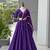 purple silk blend plain traditional lehenga choli upto 42
