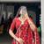 red chanderi printed traditional lehenga choli upto 42