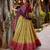 yellow silk blend woven traditional lehenga choli upto 42