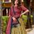 yellow silk blend woven traditional lehenga choli upto 42