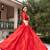 red georgette embroidered traditional lehenga choli upto 42