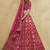 rani pink silk blend embroidered traditional lehenga choli upto 43