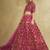 rani pink silk blend embroidered traditional lehenga choli upto 43