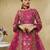 rani pink silk blend embroidered traditional lehenga choli upto 43
