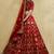 red silk blend embroidered traditional lehenga choli upto 43