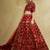 red silk blend embroidered traditional lehenga choli upto 43