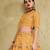 yellow silk blend embroidered traditional lehenga choli upto 43