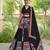 black crepe printed traditional lehenga choli upto 43