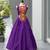 purple silk blend plain traditional lehenga choli upto 42