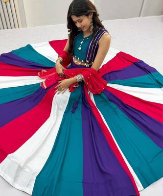 multicolor cotton poly plain traditional lehenga choli upto 44 2